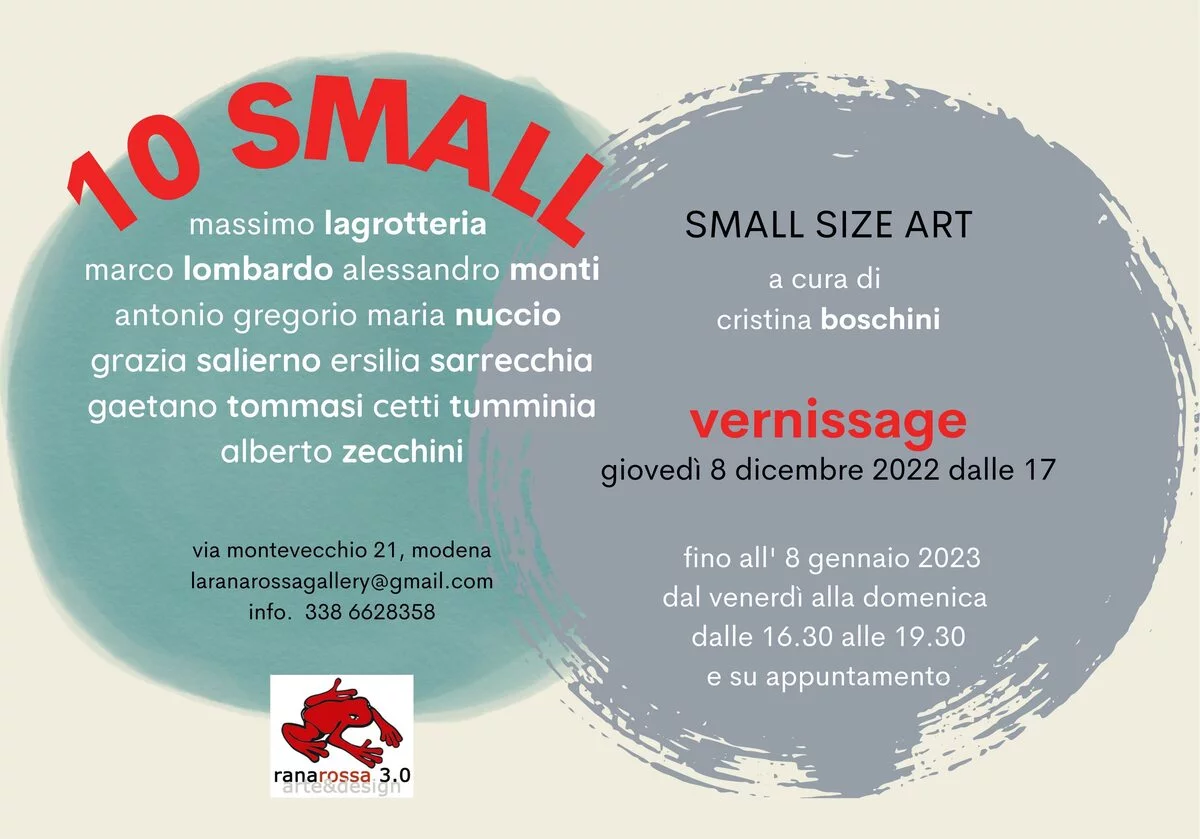 10 SMALL. collettiva di opere in piccolo formato