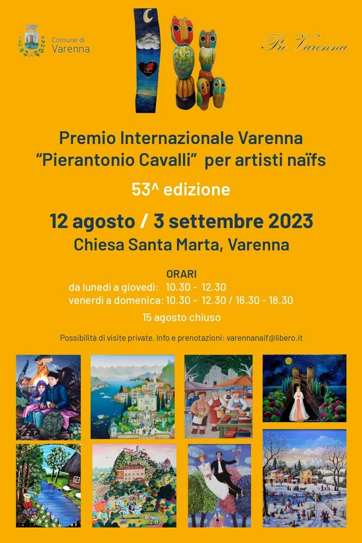 53^ Premio Internazionale Varenna “Pierantonio Cavalli” per artisti naïfs