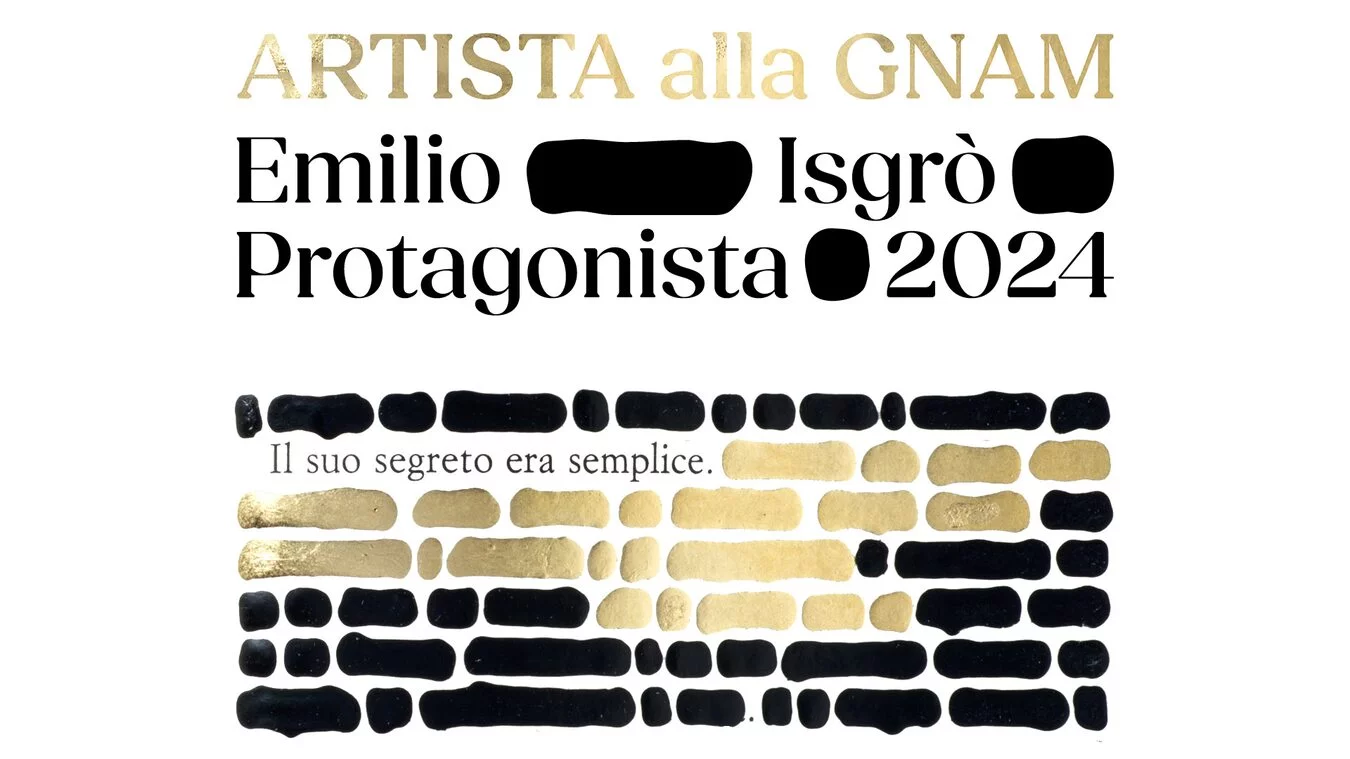 Artista alla GNAM. Emilio Isgrò protagonista 2024