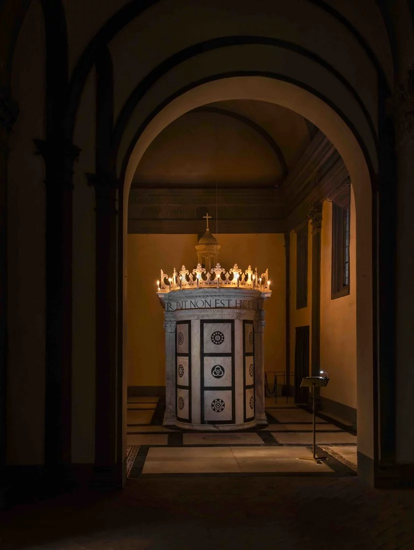 Venerdì Santo in Cappella Rucellai. Si riaccendono dopo 500 anni le luci sul Tempietto di Leon Battista Alberti