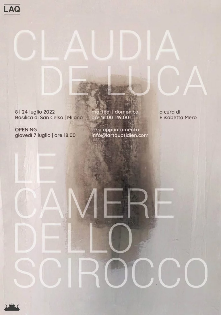 Claudia De Luca. Le camere dello scirocco