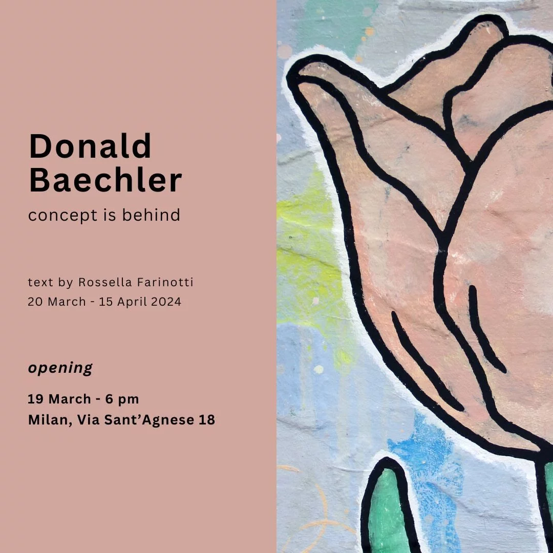 Donald Baechler. Concept is behind