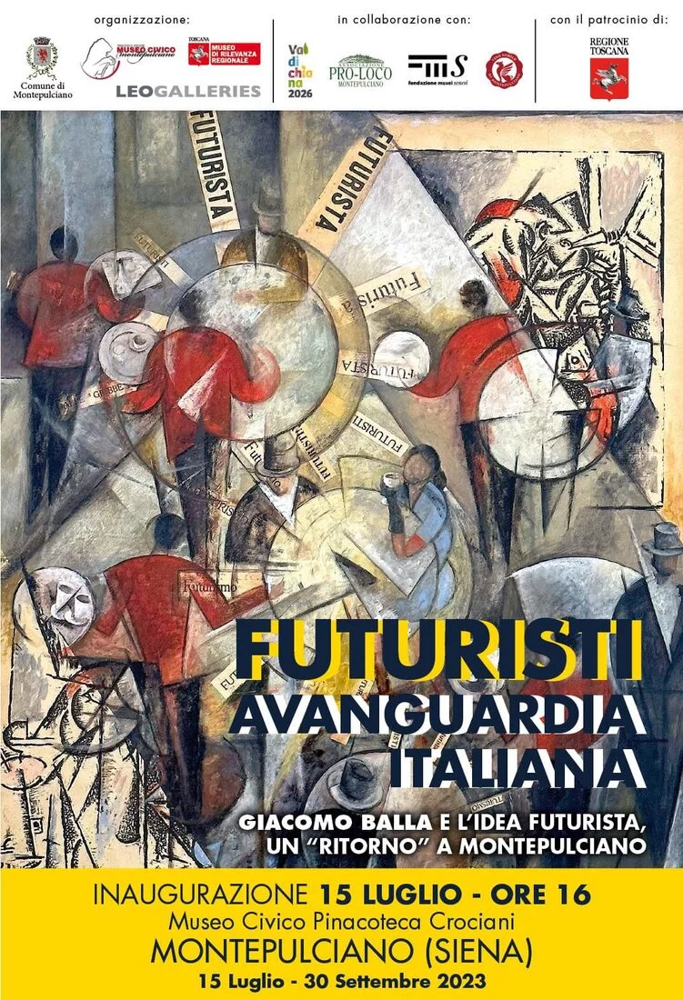 Futuristi. Avanguardia italiana. Giacomo Balla e l’idea futurista, un “ritorno” a Montepulciano