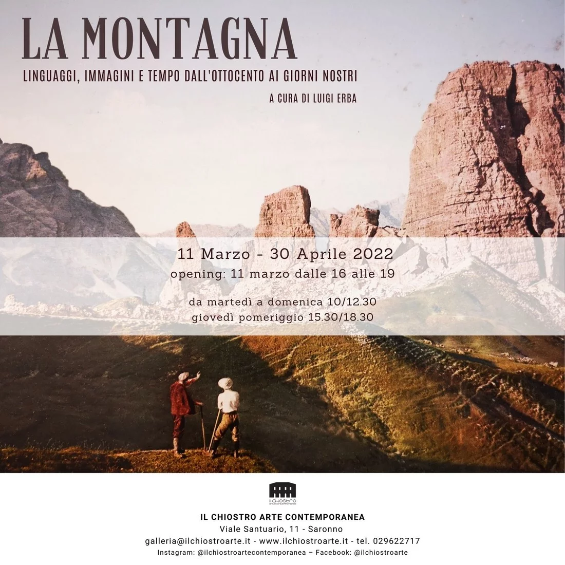 La Montagna: linguaggi, immagini e tempo dall’Ottocento ai giorni nostri