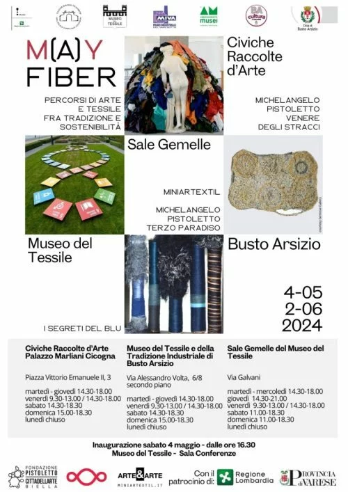 M(a)y Fiber. Percorsi di arte e tessile tra tradizione e sostenibilità