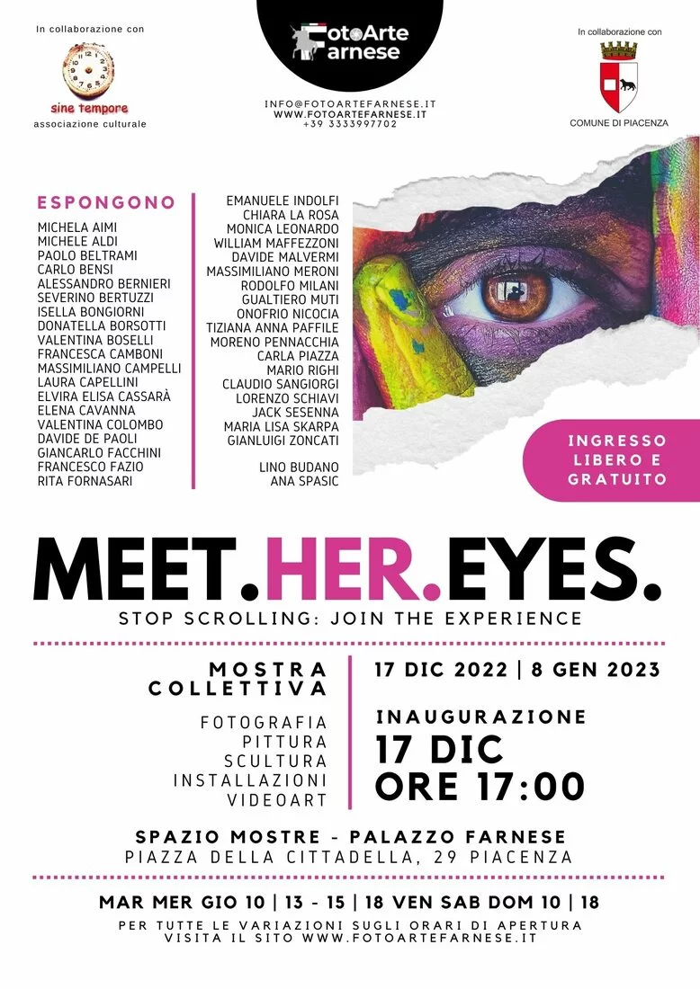 MEET.HER.EYES. Stop scrolling - Join the experience