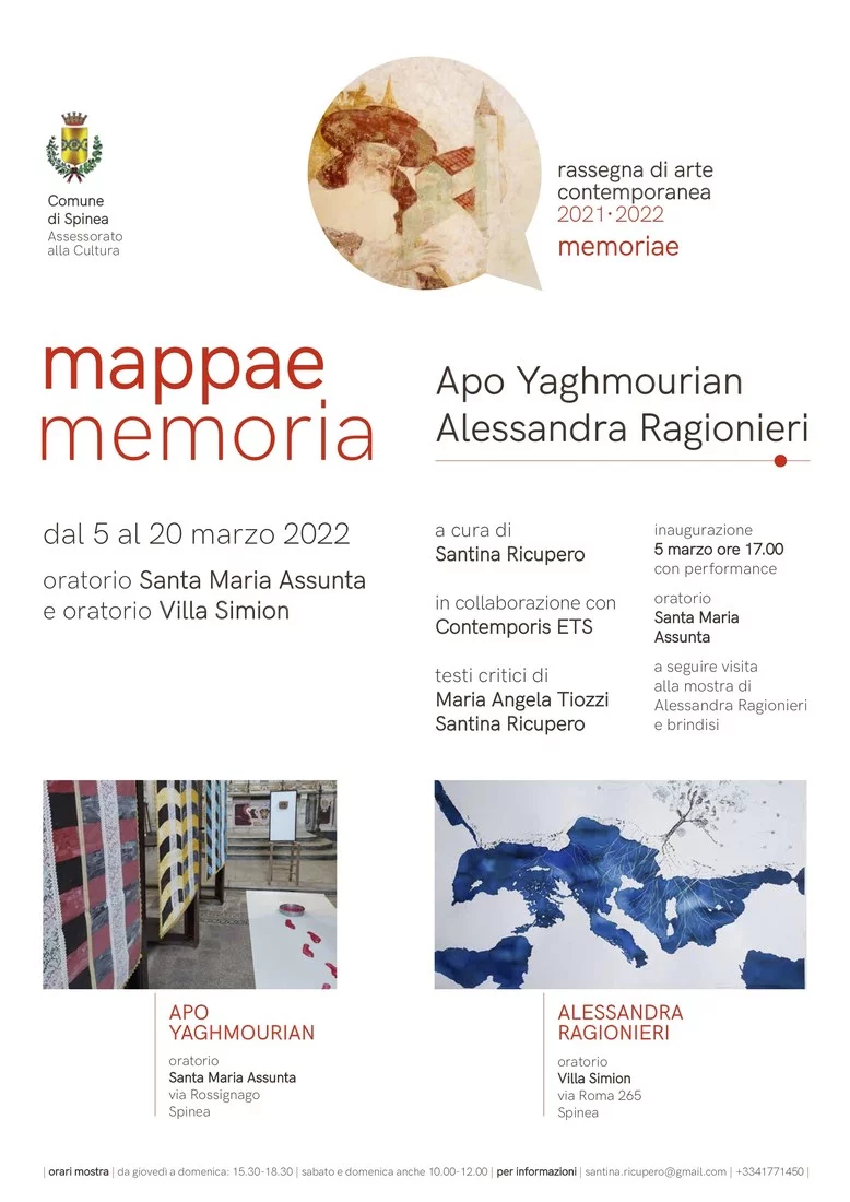 Apo Yaghmourian - Alessandra Ragionieri. Mappae memoria