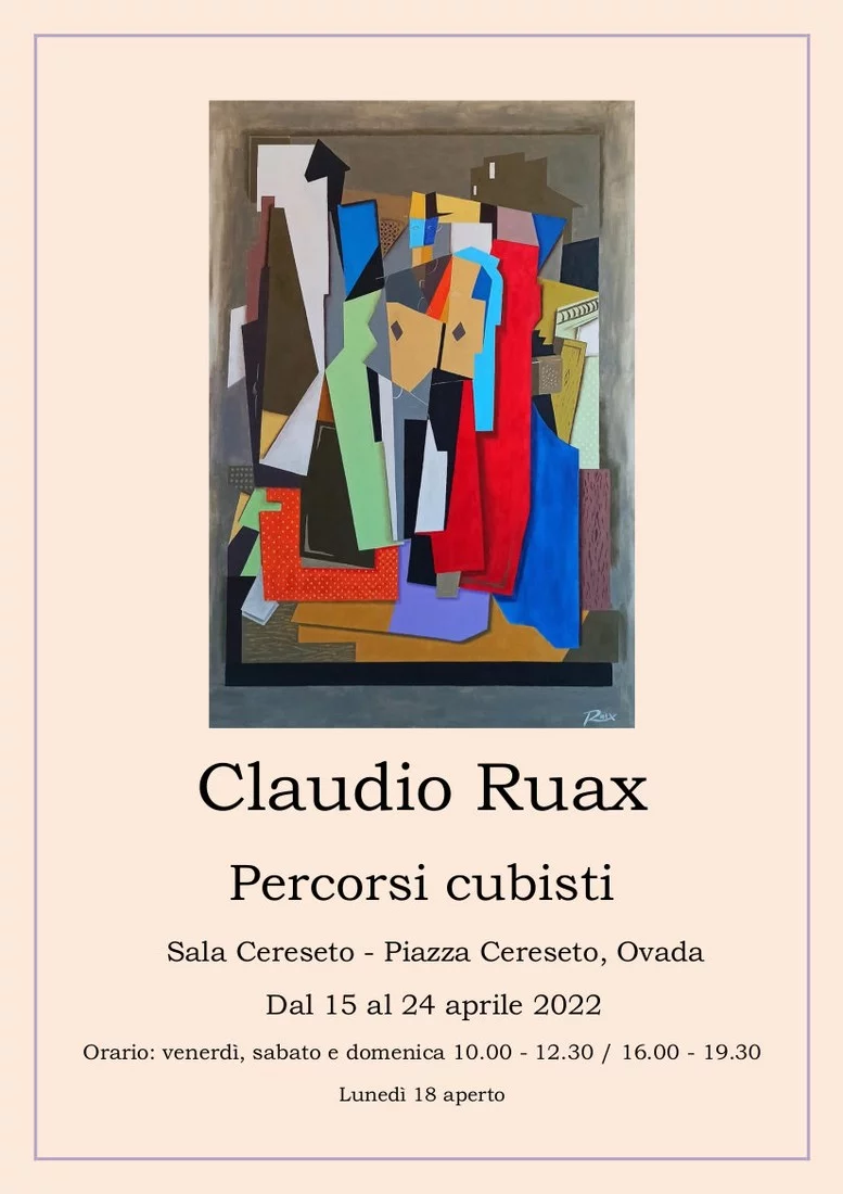 Claudio Ruax. Percosi cubisti
