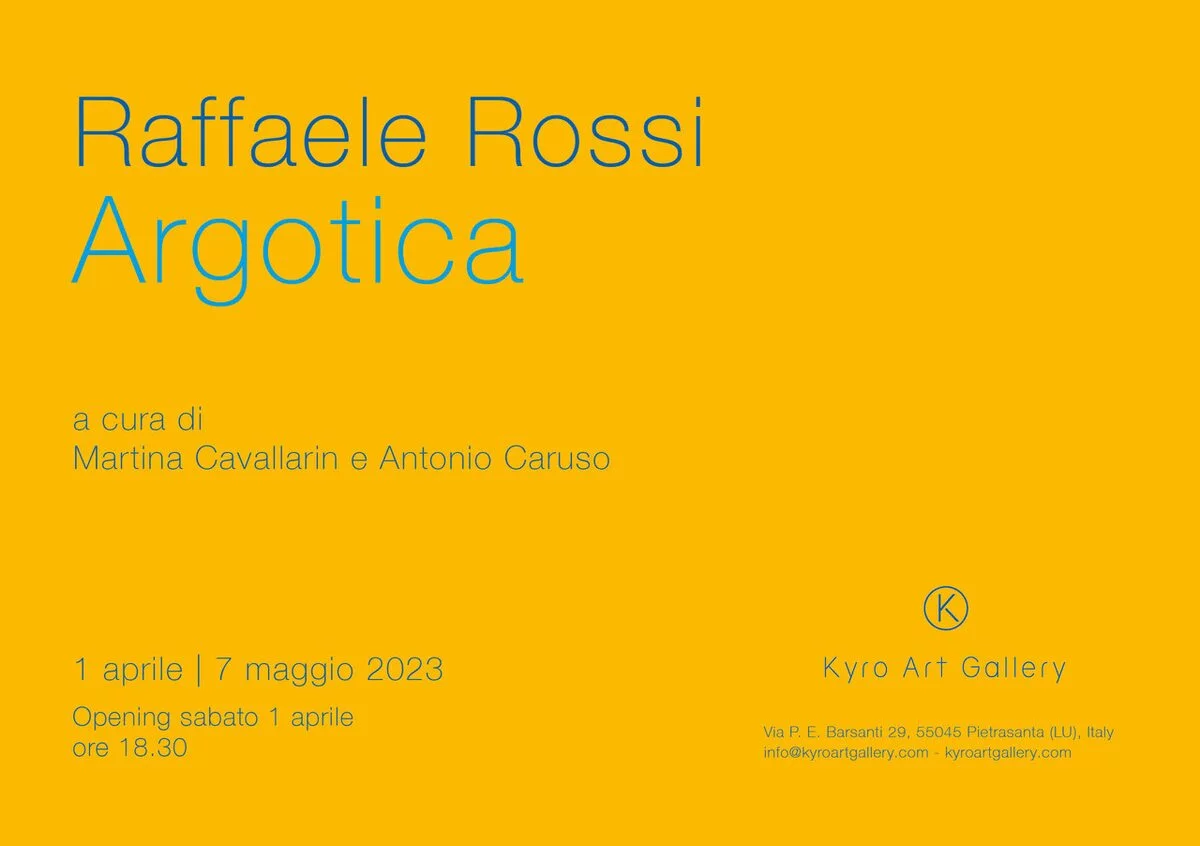 Raffaele Rossi. Argotica