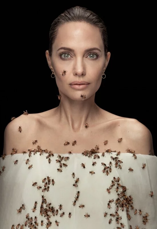 Angelina Jolie and Bees- Dan Winters