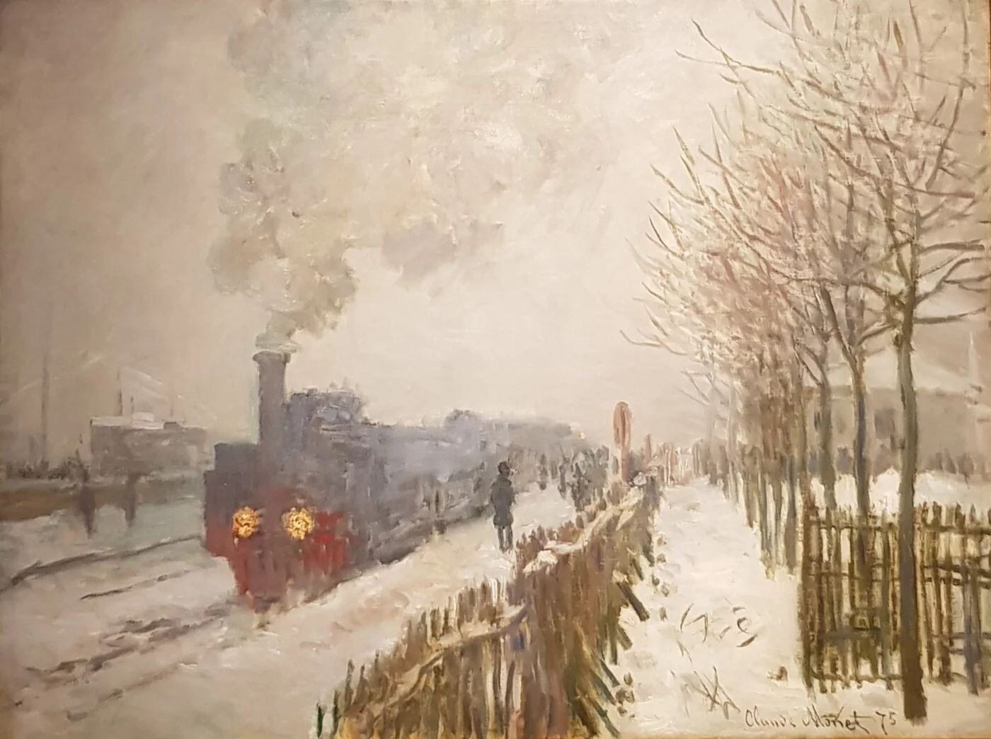 Il treno nella neve