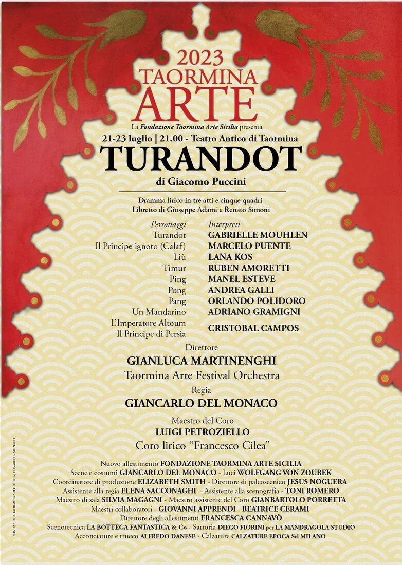 Turandot. Festival Taormina Arte 2023