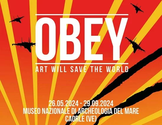 Venezia, Obey. Art will save the world