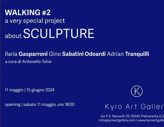 Walking #2. A very special project about sculpture
