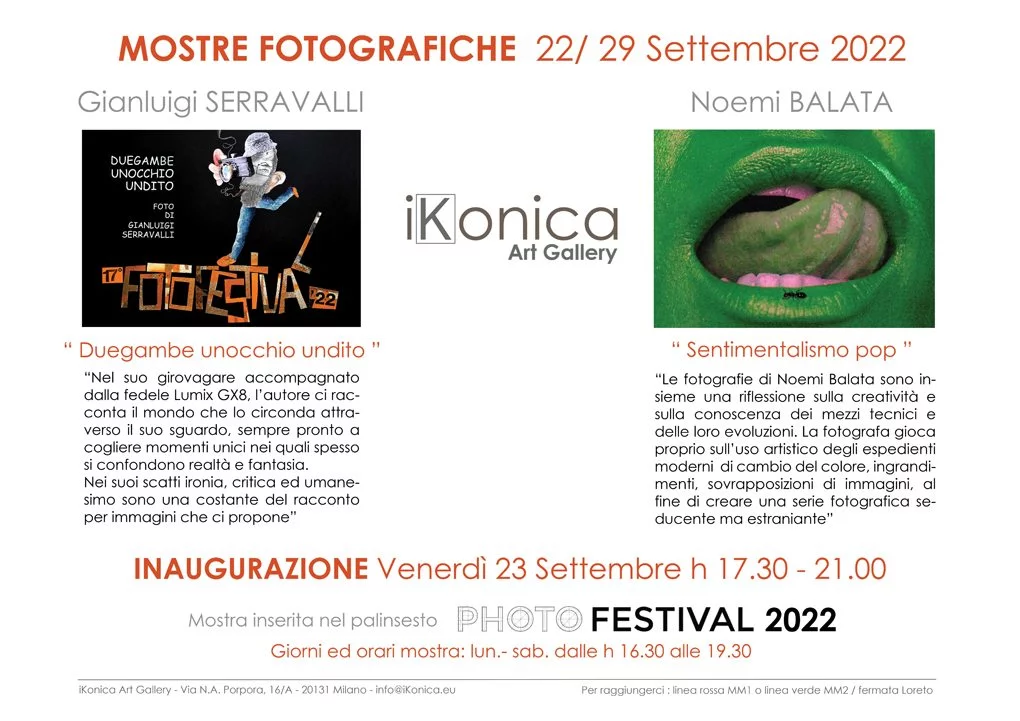 Gianluigi Serravalli e Noemi Balata - Milano Photofestival