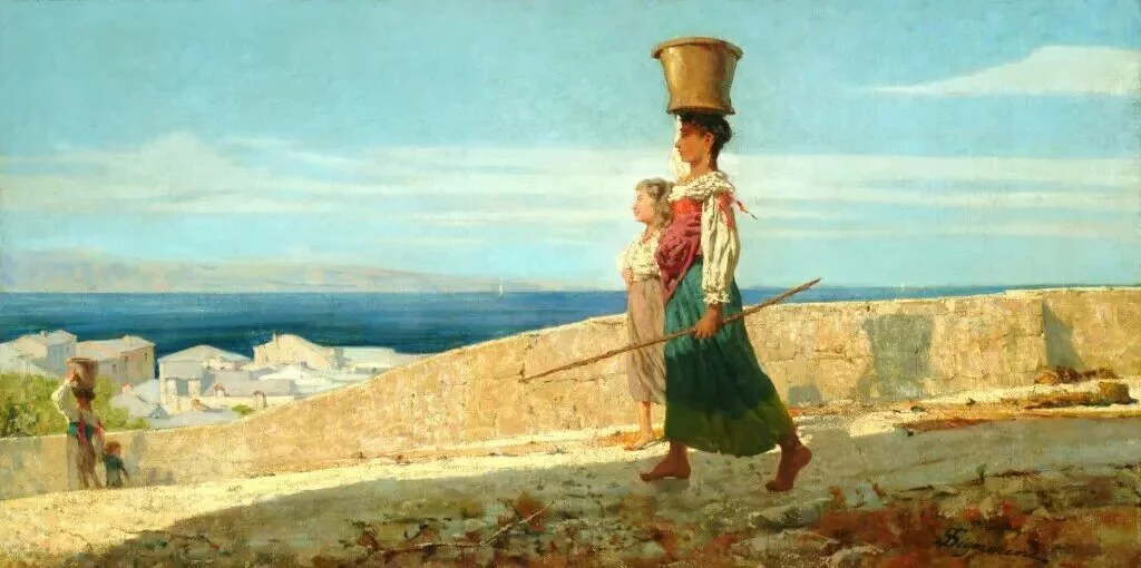 Telemaco Signorini, Le acquaiole,1862
