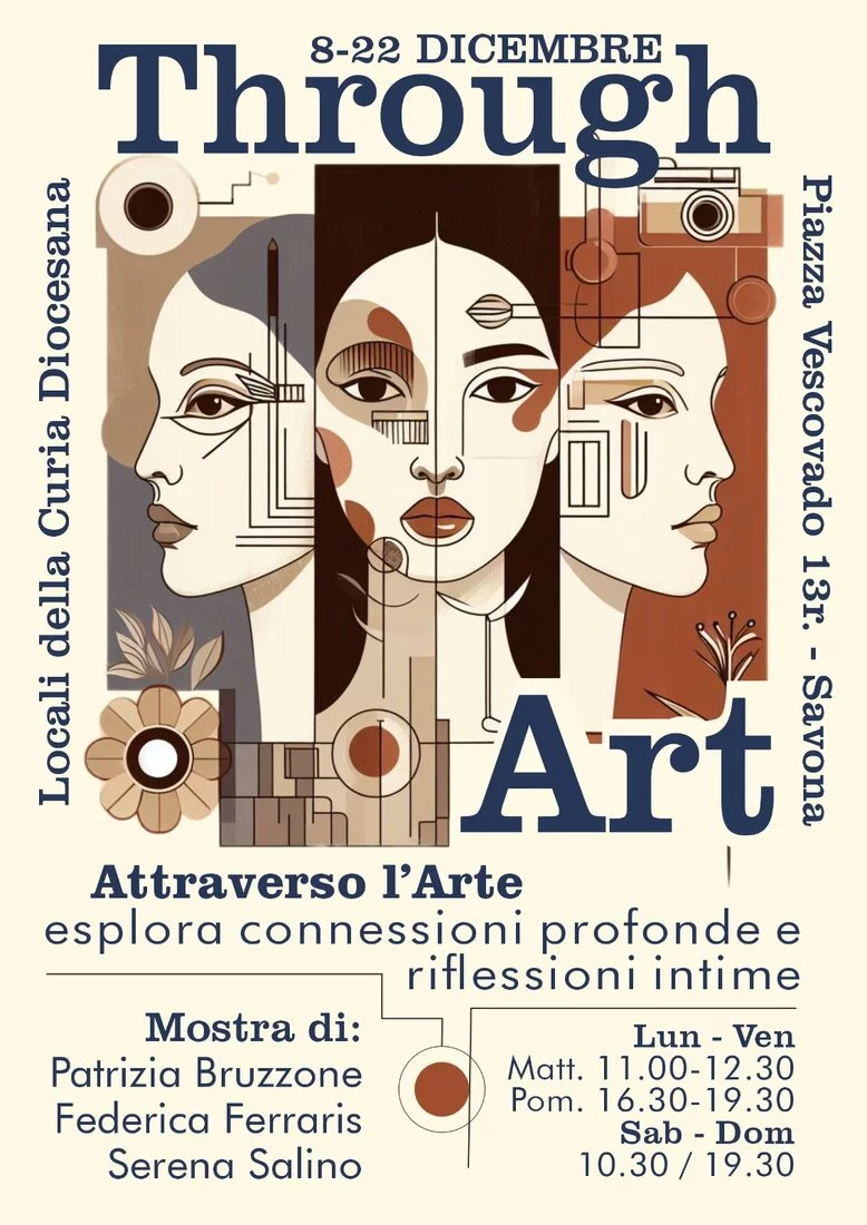 Attraverso l'arte. Patrizia Bruzzone, Federica Ferraris, Serena Salino