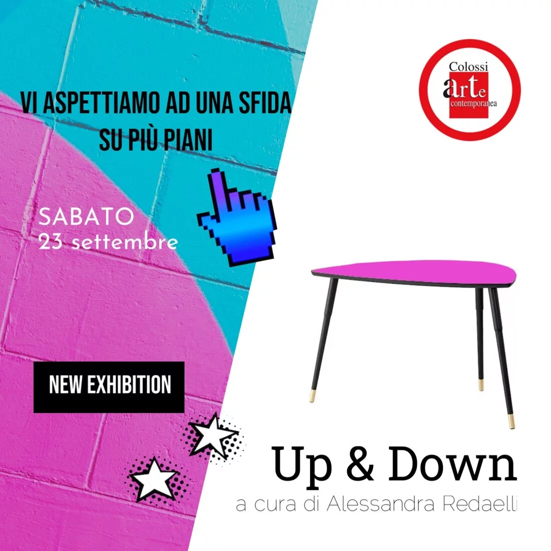 Up & Down. Tavole, tele e tavolini