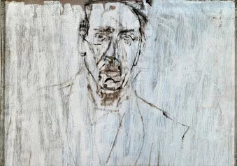 Fausto Pirandello. Autoritratto bianco, 1972 ca. Collezione privata, Roma