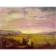 Vinciguerra, Tramonto, 47 x 65 cm, olio su tela, 1948
