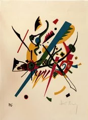 Wassily Kandinsky: Kleine Welten I (Piccoli mondi), 1922 litografia a colori, cm 35,7 x 28. Ca' Pesaro- Galleria Internazionale d'Arte Moderna, donazione Paul Prast, 2020