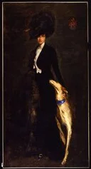 Lino Selvatico, La contessa Anna Morosini, 1908, olio su tela, Venezia, Ca' Pesaro, (foto Cameraphoto 2002)