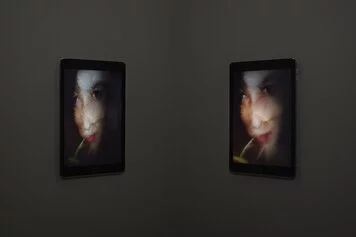 Portraits, Shown on Two Apple iPad Air 2s, 2014
doppio slideshow su due iPad Air 2 Apple, courtesy l'artista, West, L'Aia e ZERO..., Milano