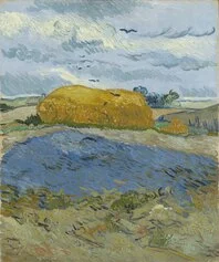 Vincent Van Gogh. Campo di grano sotto cielo nuvolo
Ottobre 1889. Olio su tela, 63,3x53 cm © Kröller-Müller Museum, Otterlo, The Netherlands