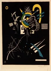 Wassily Kandinsky: Kleine Welten VII (Piccoli mondi), 1922 litografia a colori, cm 35,5 x 28,5. Ca' Pesaro- Galleria Internazionale d'Arte Moderna, donazione Paul Prast, 2020
