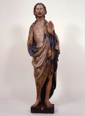 Domenico di Niccolò dei cori, Cristo risorto (h 124 cm). Siena, collezione privata