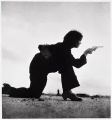 Gerda Taro, Republican militia woman training on the beach outside Barcelona, August 1936, International Center of Photography, Gift of Cornell and Edith Capa, 1986, Courtesy International Center of Photography