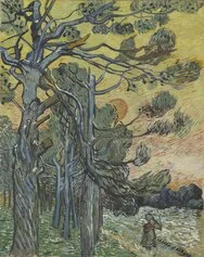 Vincent Van Gogh
Pini al tramonto
Saint–Rémy, dicembre 1889
Olio su tela, 93,5x74,2 cm
© Kröller-Müller Museum, Otterlo, The
Netherlands