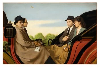 07 Antonio e Xavier Bueno, La carozza (Passeggiata alle cascine), 1942, Collezione privata