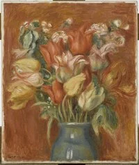 Auguste Renoir, Bouquet de tulipes (© 2024 RMN-Grand Palais / Franck Raux/ Dist. Foto Scala, Firenze)