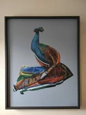1. Elisa Borella, Nell'aria, acrilico su tela, 100 x 80 cm