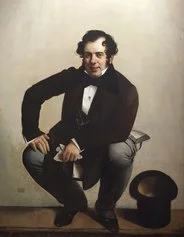 Giuseppe Tominz. Autoritratto, 1840 circa, olio su tavola, 144x110 cm, inv. 2149. Museo Revoltella - Galleria d’arte modera, Trieste (Archivio fotografico del Museo Revoltella)
