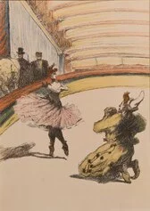 HENRI DE
TOULOUSE-LAUTREC
Il Circo –La resa
Litografia – Ed. 1905
Parigi (Francia)
25,5 x 18 cm
(cc 48 x 38 cm)
