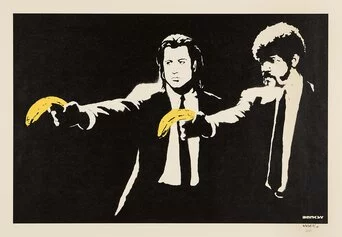 Banksy
Pulp Fiction
2004
serigrafia su carta 48,5 x 70 cm
Galleria Deodato Arte