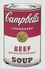 Andy Warhol, Campbell’s Soup I (Beef), 1968, serigrafia su carta, courtesy collezione privata © The Andy Warhol Foundation for the Visual Arts, Inc. by SIAE 2022