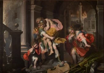 Fuga di Enea da Troia (Roma, Galleria Borghese), Federico Barocci