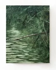 Linda Carrara, Along my way, 2023 Olio e acrilico su tela/O il and acrylic on canvas 200,00 X 150,00 cm