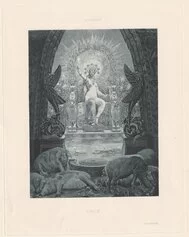 Louis Chalon, Circe, litografia, Collezione Bardazzi