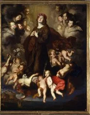 4. Pietro Novelli, “Santa Rosalia di Palermo in gloria”, ante 1647, 204x180 cm, Real Academia des Bellas Artes de San Fernando, Madrid