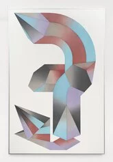 Monica mazzone, Decostruzione di un inizio, 2023, olio su tavola e cornice in alluminio, 190x120 cm, Ph Cosimo Filippini