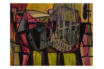 Sergio Romiti olio su tela, cm 87 x 107 , 1949 , Collezione privata 