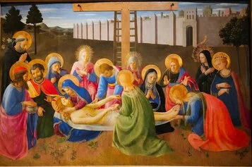 Beato Angelico, Compianto sul Cristo morto, 1436-1441