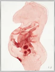 Louise Bourgeois PREGNANT WOMAN, 2008 Gouache and colored pencil on paper 59.7 x 45.7 cm Photo: Christopher Burke, © The Easton Foundation/Licensed by S.I.A.E., Italy and VAGA at Artists Rights Society (ARS), NY