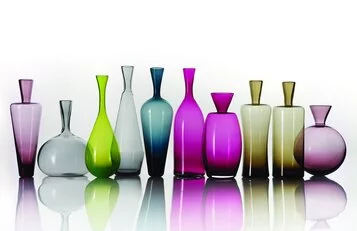 Bottiglie geometriche della collezione Morandi, NasonMoretti, 2010