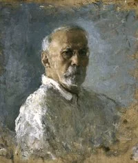 Arturo Rietti. Autoritratto, olio su tela, 63x52 cm, inv. 4539
Museo Revoltella - Galleria d’arte modera, Trieste (Archivio fotografico del Museo Revoltella)