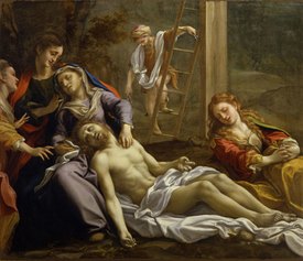 Antonio Allegri detto il Correggio: Compianto su Cristo morto, 1524 circa Olio su tela Parma, abbazia di San Giovanni Evangelista